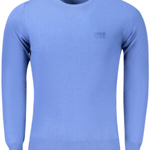 CAVALLI CLASS MEN'S BLUE SWEATER