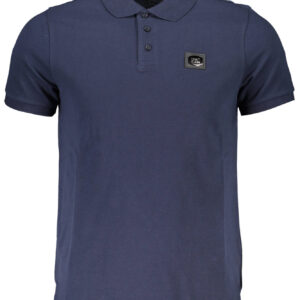 CAVALLI CLASS POLO SHORT SLEEVE MAN BLUE