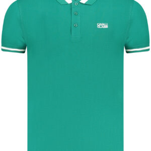 CAVALLI CLASS POLO SHORT SLEEVES MEN GREEN