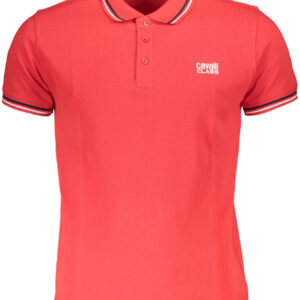 CAVALLI CLASS POLO SHORT SLEEVES MEN RED