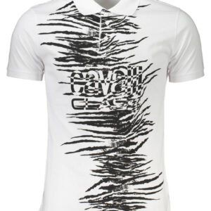 CAVALLI CLASS POLO SHORT SLEEVES MEN WHITE