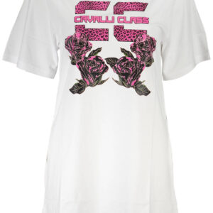 CAVALLI CLASS SHORT DRESS WOMEN WHITE