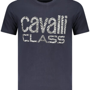 CAVALLI CLASS SHORT SLEEVE T-SHIRT MEN BLUE