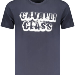 CAVALLI CLASS SHORT SLEEVE T-SHIRT MEN BLUE