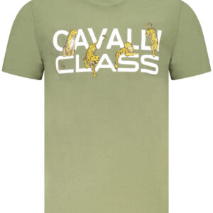 CAVALLI CLASS SHORT SLEEVE T-SHIRT MEN GREEN