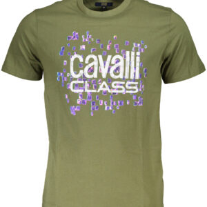 CAVALLI CLASS SHORT SLEEVE T-SHIRT MEN GREEN