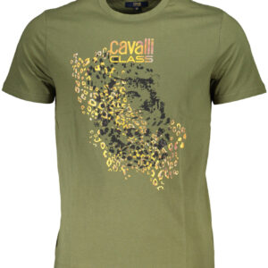 CAVALLI CLASS SHORT SLEEVE T-SHIRT MEN GREEN