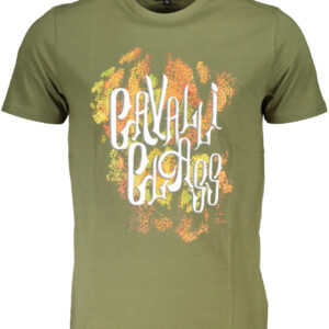 CAVALLI CLASS SHORT SLEEVE T-SHIRT MEN GREEN