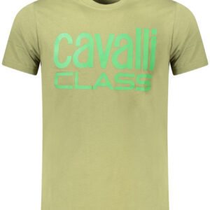 CAVALLI CLASS SHORT SLEEVE T-SHIRT MEN GREEN
