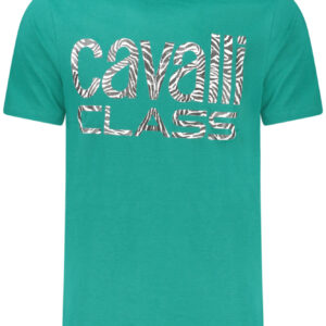 CAVALLI CLASS SHORT SLEEVE T-SHIRT MEN GREEN