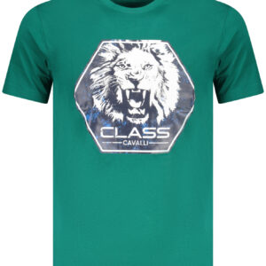 CAVALLI CLASS SHORT SLEEVE T-SHIRT MEN GREEN