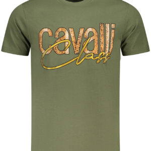 CAVALLI CLASS SHORT SLEEVE T-SHIRT MEN GREEN