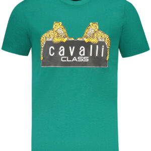 CAVALLI CLASS SHORT SLEEVE T-SHIRT MEN GREEN