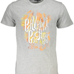 CAVALLI CLASS SHORT SLEEVE T-SHIRT MEN GREY