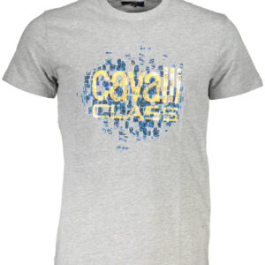 CAVALLI CLASS SHORT SLEEVE T-SHIRT MEN GREY