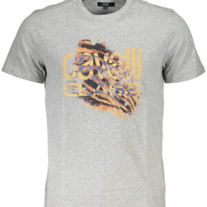 CAVALLI CLASS SHORT SLEEVE T-SHIRT MEN GREY