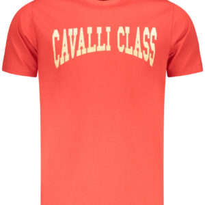 CAVALLI CLASS SHORT SLEEVE T-SHIRT MEN RED