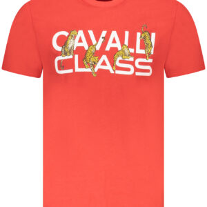 CAVALLI CLASS SHORT SLEEVE T-SHIRT MEN RED