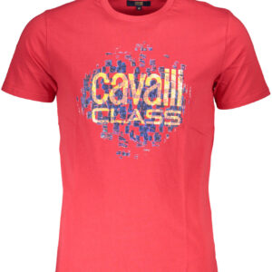CAVALLI CLASS SHORT SLEEVE T-SHIRT MEN RED