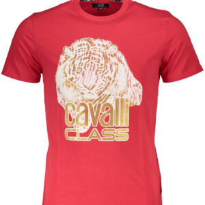 CAVALLI CLASS SHORT SLEEVE T-SHIRT MEN RED
