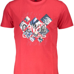 CAVALLI CLASS SHORT SLEEVE T-SHIRT MEN RED