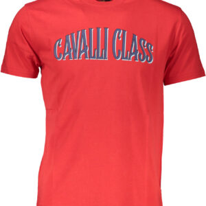 CAVALLI CLASS SHORT SLEEVE T-SHIRT MEN RED