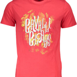 CAVALLI CLASS SHORT SLEEVE T-SHIRT MEN RED