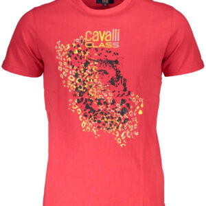 CAVALLI CLASS SHORT SLEEVE T-SHIRT MEN RED