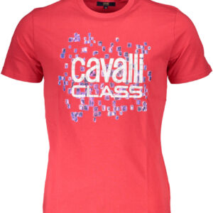 CAVALLI CLASS SHORT SLEEVE T-SHIRT MEN RED