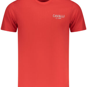 CAVALLI CLASS SHORT SLEEVE T-SHIRT MEN RED