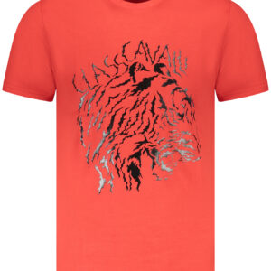 CAVALLI CLASS SHORT SLEEVE T-SHIRT MEN RED