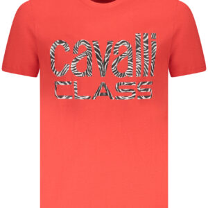 CAVALLI CLASS SHORT SLEEVE T-SHIRT MEN RED