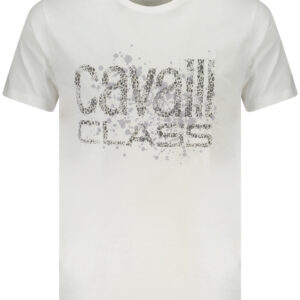 CAVALLI CLASS SHORT SLEEVE T-SHIRT MEN WHITE