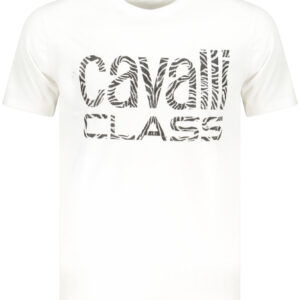 CAVALLI CLASS SHORT SLEEVE T-SHIRT MEN WHITE