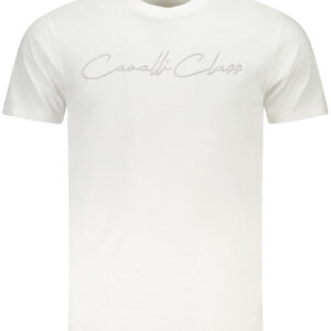 CAVALLI CLASS SHORT SLEEVE T-SHIRT MEN WHITE