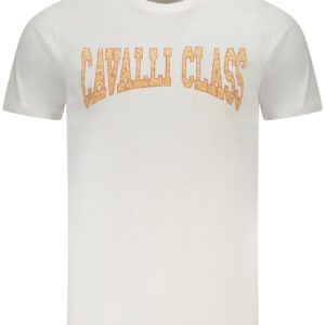 CAVALLI CLASS SHORT SLEEVE T-SHIRT MEN WHITE