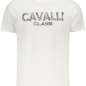 CAVALLI CLASS SHORT SLEEVE T-SHIRT MEN WHITE