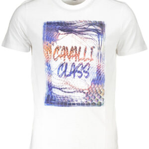 CAVALLI CLASS SHORT SLEEVE T-SHIRT MEN WHITE