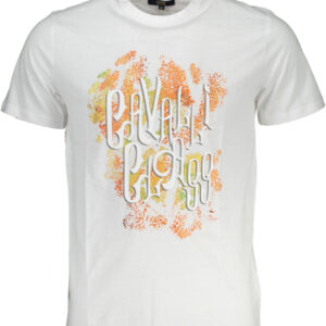 CAVALLI CLASS SHORT SLEEVE T-SHIRT MEN WHITE