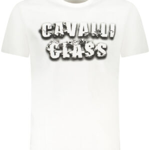 CAVALLI CLASS SHORT SLEEVE T-SHIRT MEN WHITE
