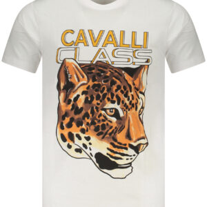 CAVALLI CLASS SHORT SLEEVE T-SHIRT MEN WHITE