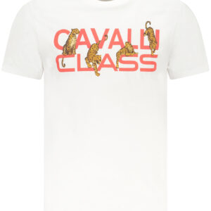 CAVALLI CLASS SHORT SLEEVE T-SHIRT MEN WHITE