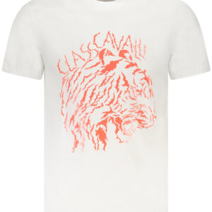 CAVALLI CLASS SHORT SLEEVE T-SHIRT MEN WHITE