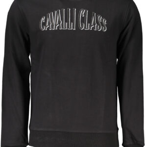 CAVALLI CLASS SWEATSHIRT WITHOUT ZIP BLACK MAN