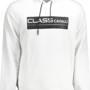 CAVALLI CLASS SWEATSHIRT WITHOUT ZIP MAN WHITE