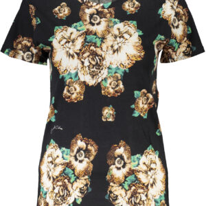 CAVALLI CLASS WOMEN'S SHORT SLEEVE T-SHIRT BLACK