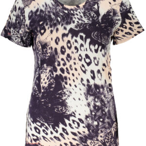 CAVALLI CLASS WOMEN'S SHORT SLEEVE T-SHIRT PINK