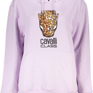 CAVALLI CLASS WOMEN'S SWEATSHIRT WITHOUT ZIP PURPLE