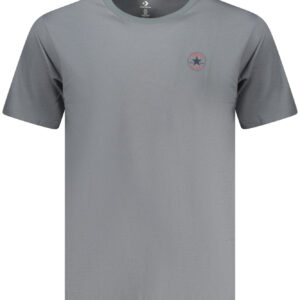 CONVERSE MEN'S SHORT-SLEEVE T-SHIRT GREY