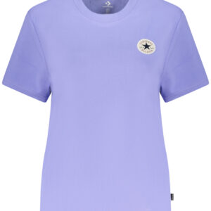 CONVERSE WOMEN'S SHORT-SLEEVE T-SHIRT PURPLE